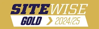 SiteWise Gold 2024/25 accreditation held by Builders Omaha.
